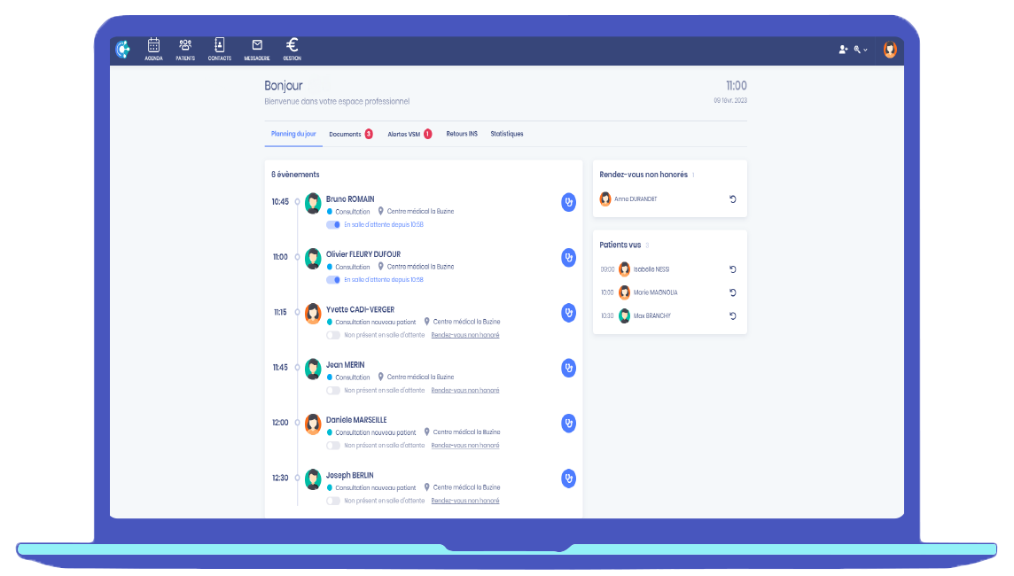 planning du jour easy-care